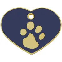Imarc Médaille Pour Animaux Small Heart 2.5x2 Cm