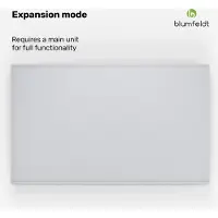 Blumfeldt radiateur infrarouge 600 W – radiateur infrarouge IP24, économe en énergie 95%, aluminium, protection contre la surchauffe, pour salle de bain, module d'extension, 6-12 m²