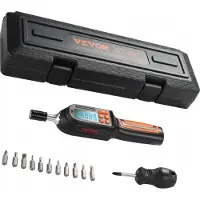 Vevor Tournevis dynamométrique numérique, plage 6,4 mm 0,3-8 N.m avec incrément de 0,01 Nm
