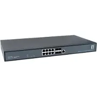 LevelOne Switch GB/L3, 12 ports RJ45, 4 ports SFP+, géré - Débit : 10 Gbps