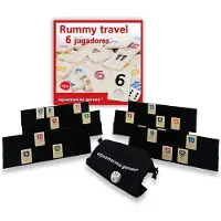 Aquamarine Jeu De Société Rummy De Voyage Pour 6 Joueurs
