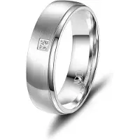 MARRYA Bague 'SI-02 Ehering aus Silber' argent