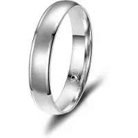 MARRYA Bague 'SI-06 Ehering aus Silber' gris argenté
