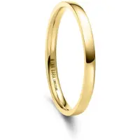 MARRYA Bague 'NS-02 Ehering aus Edelstahl' or