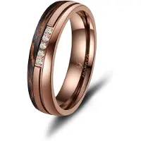 MARRYA Bague 'Ehering CB-01 Carbon-Bronze' bronze