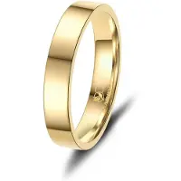 MARRYA Bague 'ES-44 Ehering aus Edelstahl' jaune d'or