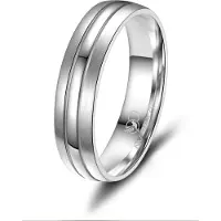 MARRYA Bague 'SI-07 Ehering aus Silber' gris argenté