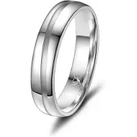 MARRYA Bague 'SI-19 Ehering aus Silber' gris argenté