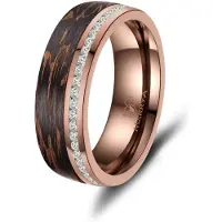MARRYA Bague 'Ehering CB-04 Carbon-Bronze' bronze