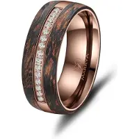 MARRYA Bague 'Ehering CB-03 Carbon-Bronze' bronze