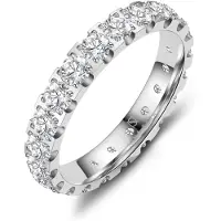 MARRYA Bague 'NS-13 Ehering aus Edelstahl' argent