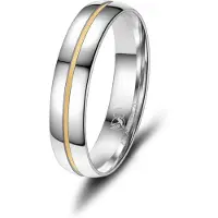 MARRYA Bague 'SI-25 Ehering aus Silber' or