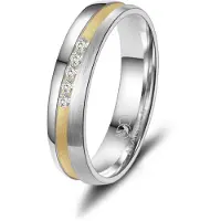 MARRYA Bague 'SI-23 Ehering aus Silber' argent