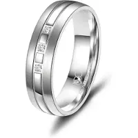 MARRYA Bague 'SI-07 Ehering aus Silber' argent