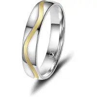 MARRYA Bague 'SI-27 Ehering aus Silber' or