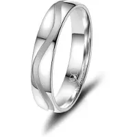 MARRYA Bague 'SI-20 Ehering aus Silber' gris argenté