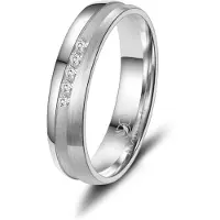 MARRYA Bague 'SI-15 Ehering aus Silber' argent
