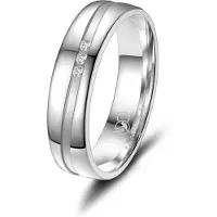 MARRYA Bague 'SI-19 Ehering aus Silber' argent