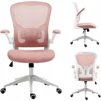 FurniTex Fauteuil pivotant rose FB21-FX (W)