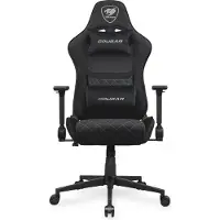 Cougar CGR-A2F-BLB Gaming-Stuhl Armor One V2 Black F, PVC/Stoff, Schwarz