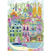 Educa Puzzle Barcelona 1000 pièces Multicolore Enfants Multicolore Taille unique