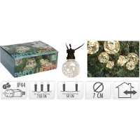 Progarden Guirlande lumineuse de fête de jardin LED 10 lampes