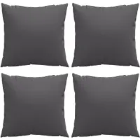 vidaXL Coussins de canapé lot de 4 anthracite 60x60 cm tissu
