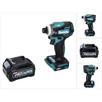 Makita Visseuse à chocs sans fil TD 001 GD1 40 V 220 Nm 1/4" XGT Brushless + 1 batterie 2,5 Ah - sans chargeur