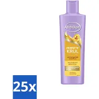Unilever 25 x Shampoo Andrélon Perfecte Krul - 250 ml - Pack économique - 25 pièces