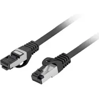 Lanberg PCF8-10CU-0025-BK Patchkabel CAT.8.1 S/FTP LSZH CU 0,25m Fluke Zert.sw