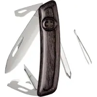 Swiza D04 AM, KNI.0046.6510, Laminate Black, couteau suisse, 6 outils