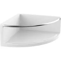 Emco Round Panier de douche en angle, 434500101