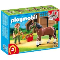 Playmobil 5108 Cheval et palefrenière