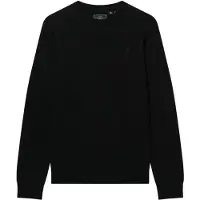 Superdry Homme Pull Essentiel Léger en Laine Mélangée Black Taille: S