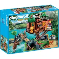 Playmobil wild life 5557 cabane des aventuriers dans les arbres