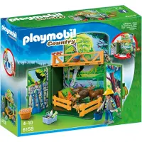 Playmobil 6158 - Boîte de jeu à déplier 'Nourrir les animaux de la forêt