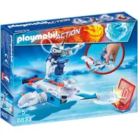Playmobil action 6833 androide de glace avec lance disques