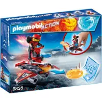 Playmobil action 6835 androide de feu avec lance disques