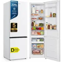Heinner HCNF-HM326INVD Réfrigérateur-congélateur 326L,électronique, porte réversible, blanc