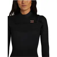 Billabong Foil Gbs 4/3 Mm Woman Long Sleeve Chest Zip Neoprene Suit Noir XL Femme