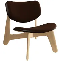 Tom Dixon Slab Chaise Longue Natural Choko Leather
