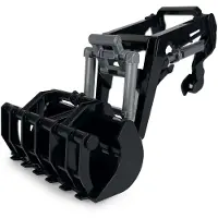 Jamara Frontlader mit Krokodilschaufel inkl. Rundballen klein für RC-Traktor 1:24S