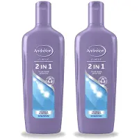 Unilever 2 x Shampooing et après-shampooing 2 en 1 Andrélon - aux notes de melon et d'aloé vera - 300 ml - Pack avantage - 2 pièces