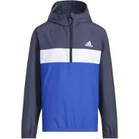 Adidas Woven Parka Jacket Bleu 5-6 Years Enfants