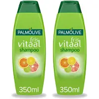 Palmolive 2 flacons de shampooing Fris Vitaal - Agrumes - 350 ml - Pack économique - 2 pièces