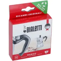 Bialetti Poignée, pour la cafetière espresso Moka Express 6 tasses, poignée de rechange, pièce de rechange, remplacement, 800243