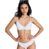 Roxy Island Bralette Bikini Top Blanc S Femme