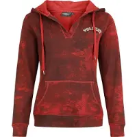 Volbeat Sweat-shirt à capuche de - EMP Signature Collection - S - XXL - pour Femme - rouge foncé - Taille XL