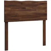 vidaXL Tête de lit en bois brut ROSTOCK Marron foncé 90 cm