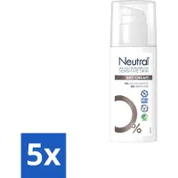Neutral Neutre - Crème de Jour - Peaux Sensibles - Sans Parfum - 50 ml - Pack Avantage - 5 pièces